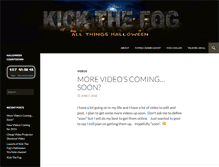 Tablet Screenshot of kickthefog.com